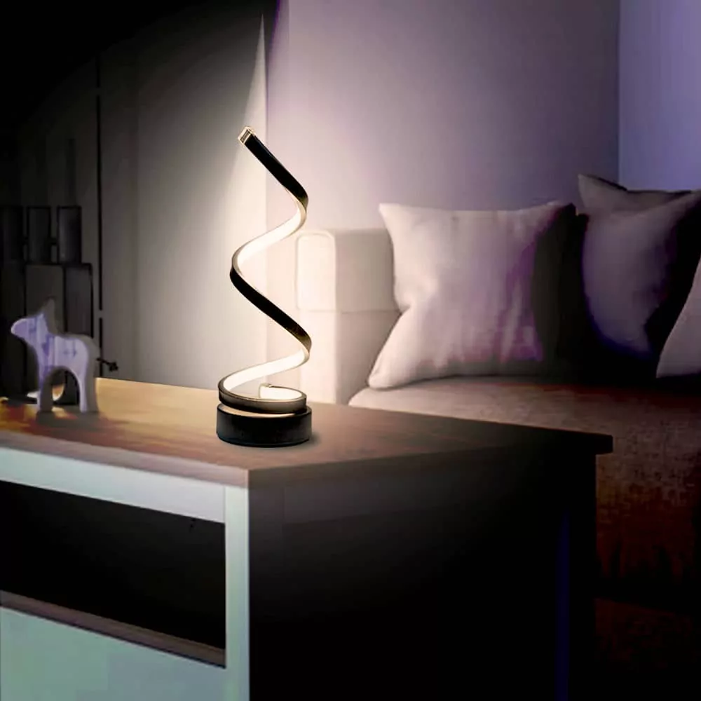 Lampe de Table Spirale - Éclairage LED Design