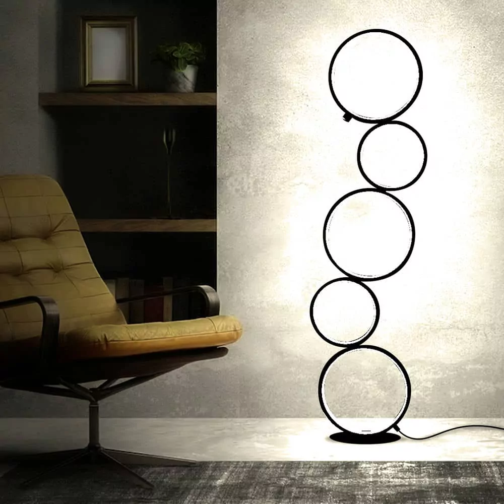 Lampadaire Rings