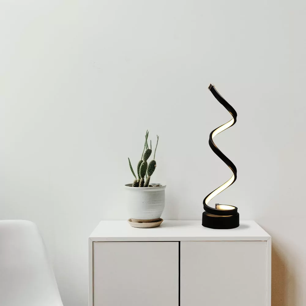 Lampe de Table Spirale - Éclairage LED Design