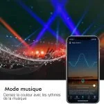 Ruban LED Connecté Intelligemment – Contrôle via App & Voix
