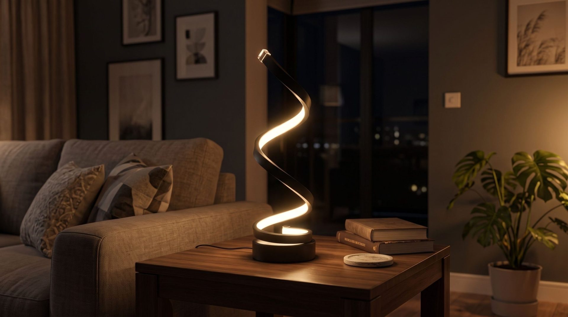 Lampe de Table Spirale