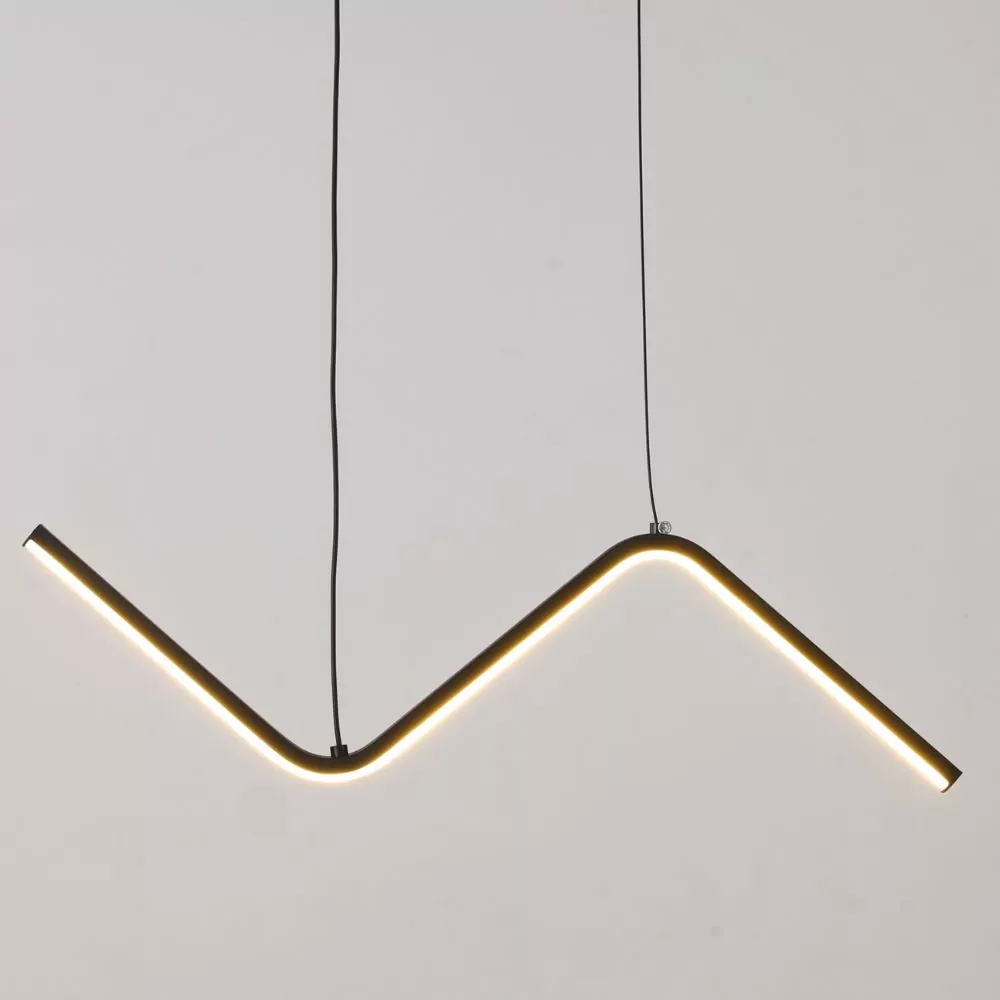Suspension Ripple - Luminaire Design aux Courbes Géométrique