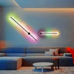 Applique Murale Minimalist Laser RGB - Éclairage Coloré et Minimaliste pour Ambiance Moderne