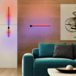 Applique Murale Minimalist Laser RGB - Éclairage Coloré et Minimaliste pour Ambiance Moderne