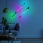Applique Murale Minimalist Laser RGB - Éclairage Coloré et Minimaliste pour Ambiance Moderne
