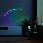 Lampadaire LED Arc RGB - Éclairage LED Multicolore Design pour Ambiance Moderne