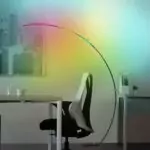 Lampadaire LED Arc RGB - Éclairage LED Multicolore Design pour Ambiance Moderne