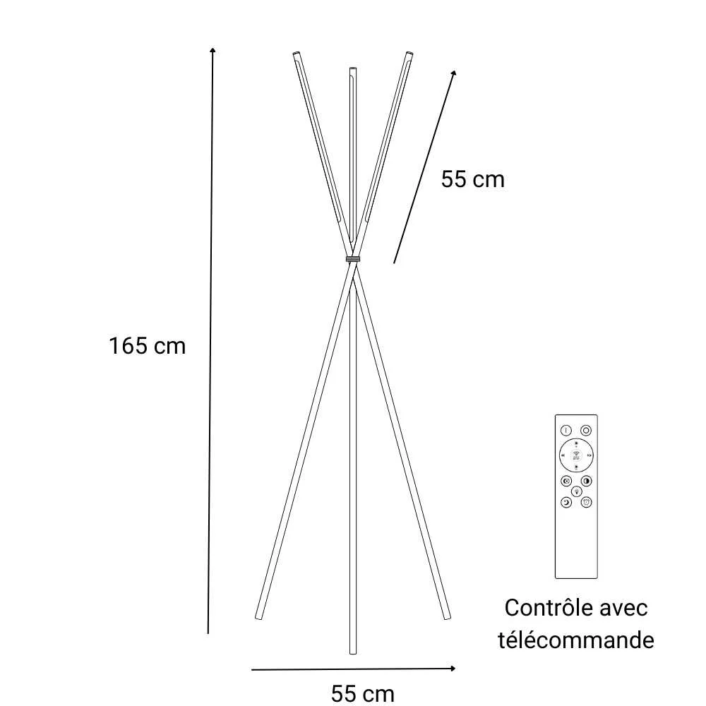 Éclairage avec Mesures Complètes