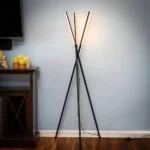 Lampadaire LED Ember - Éclairage LED Minimaliste avec Base Tripode en Aluminium