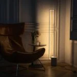 Lampadaire LED Quadra - Luminaire LED Design Géométrique pour Salon Moderne