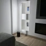 Lampadaire LED Quadra - Luminaire LED Design Géométrique pour Salon Moderne