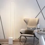 Lampadaire LED Quadra - Luminaire LED Design Géométrique pour Salon Moderne