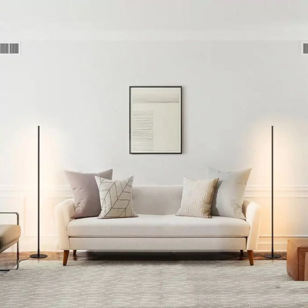 Lampadaire Halo Dimmable - Éclairage LED - Minimaliste pour Salon ou Bureau