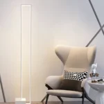 Lampadaire LED Quadra - Luminaire LED Design Géométrique pour Salon Moderne