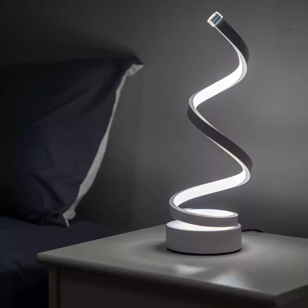 Lampe de Table Spirale - Éclairage LED Design