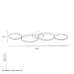 Plafonnier Rings - Éclairage LED