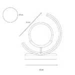 Lampe à Poser Sand -Effet Sable en Mouvement