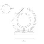 Lampe à Poser Sand -Effet Sable en Mouvement