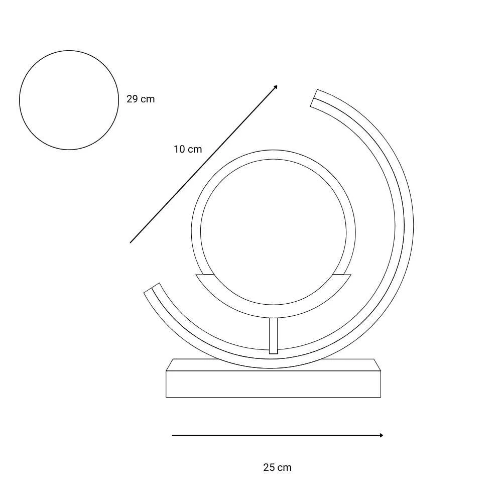 Lampe à Poser Sand -Effet Sable en Mouvement