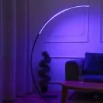 Lampadaire LED Arc RGB - Éclairage LED Multicolore Design pour Ambiance Moderne