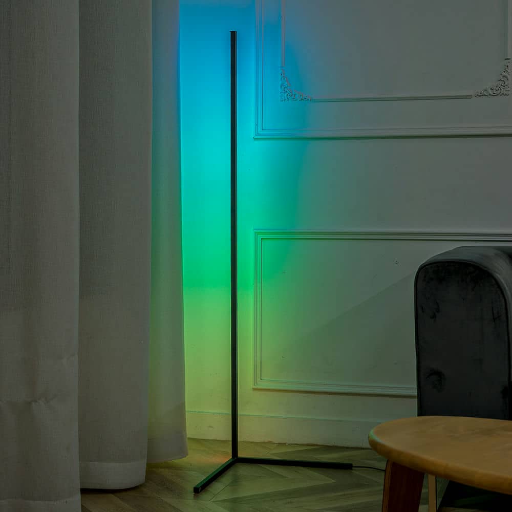 Lampe Néon sur Pied Design Connectée WIFI RGB 140cm avec