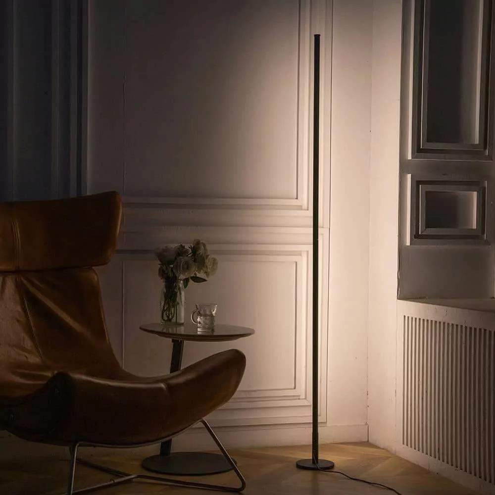 Lampadaire Halo Dimmable - Éclairage LED - Minimaliste pour Salon ou Bureau