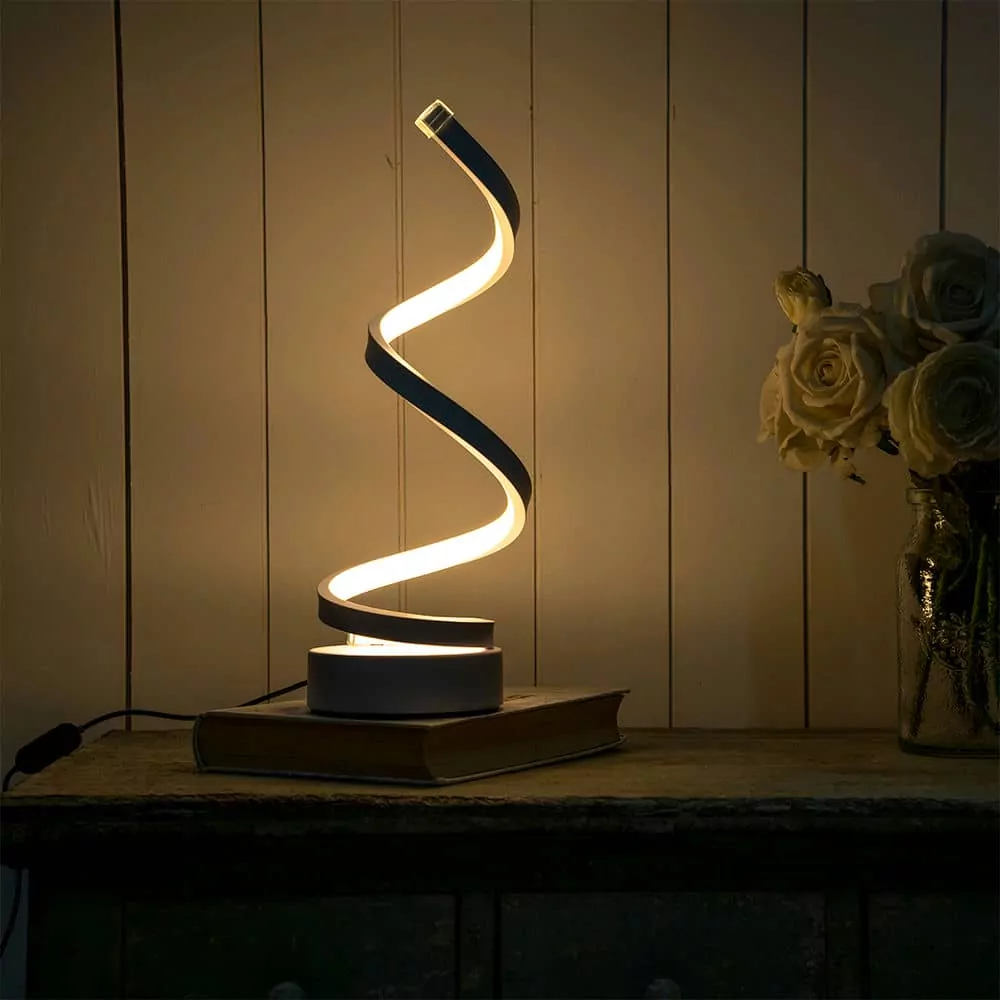 Lampe de Table Spirale - Éclairage LED Design