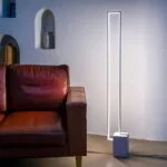 Lampadaire LED Quadra - Luminaire LED Design Géométrique pour Salon Moderne