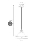 Lampe Suspendue Industrielle - Design Brut en Métal Noir pour Loft et Intérieur Moderne