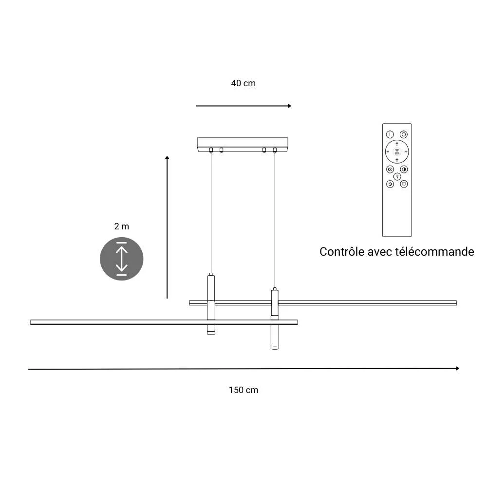 Suspension Jetta - moderne & minimaliste