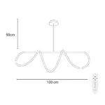 Suspension Eclair - Design LED Élégant pour Salon ou Salle à Manger