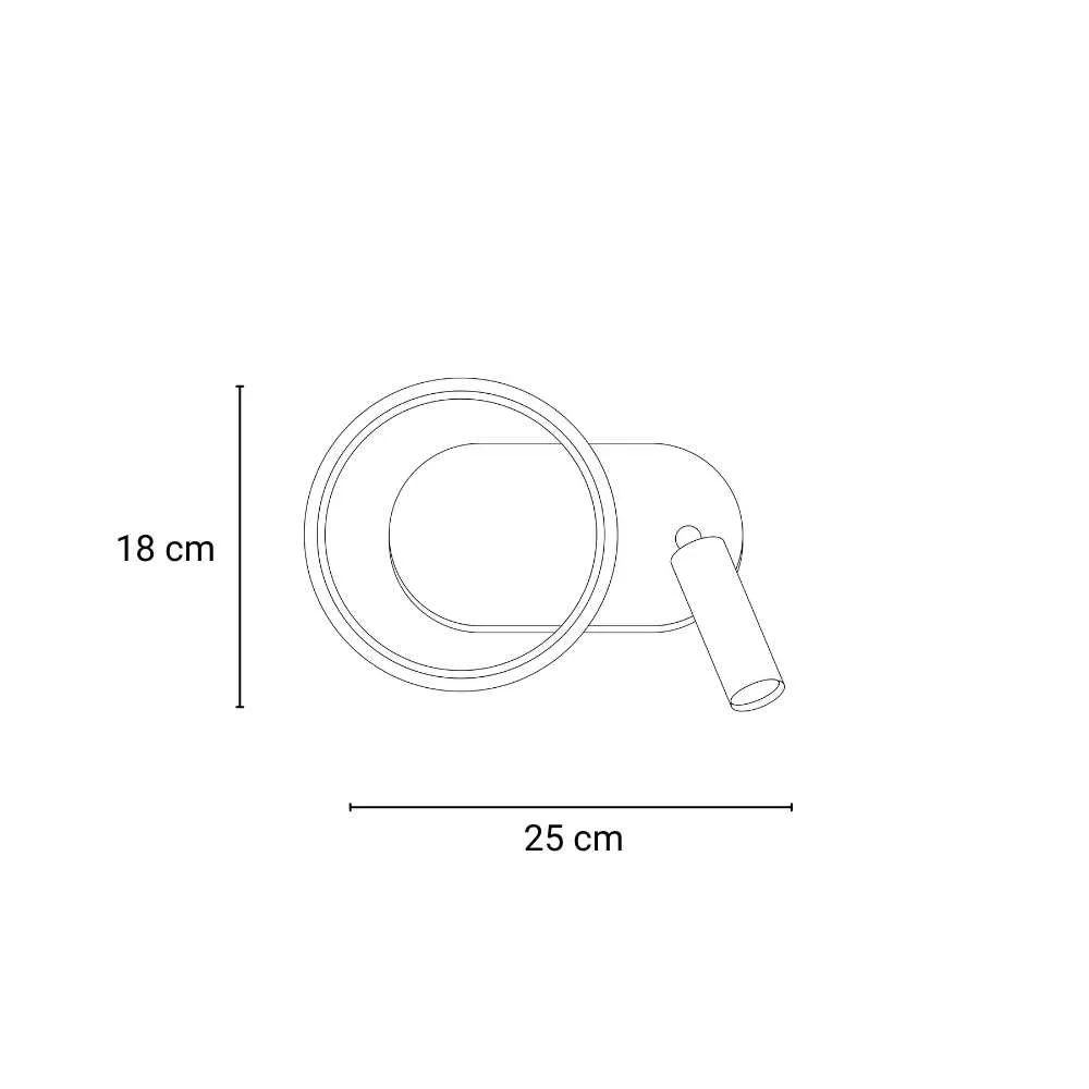 Applique Murale LED Idi - Éclairage LED rotatif