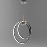 Suspension LED Oriana - Luminaire LED en forme arrondie