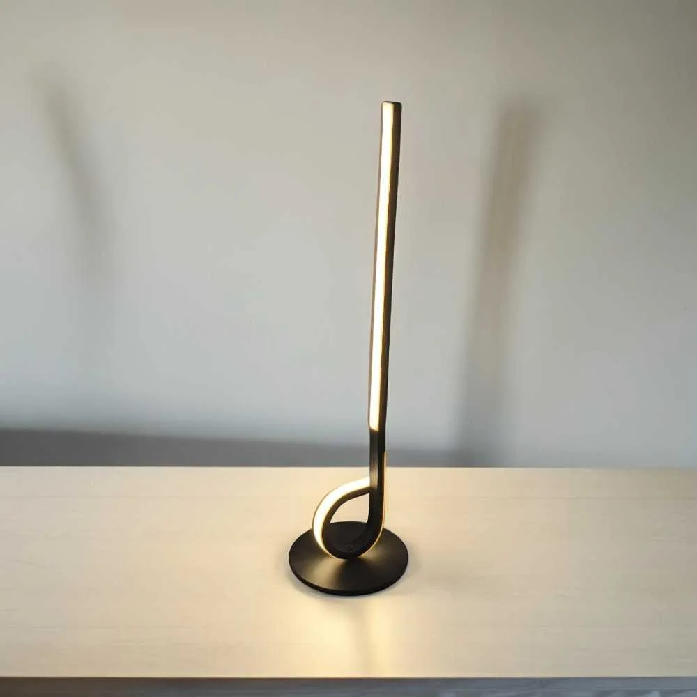Lampe de Table Design Isa - Éclairage Moderne LED pour Salon, Chambre ou Bureau