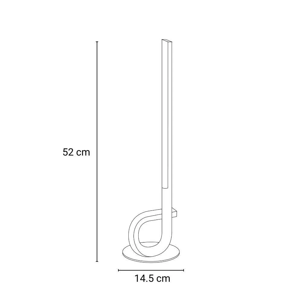 Lampe de Table Design Isa - Éclairage Moderne LED pour Salon, Chambre ou Bureau