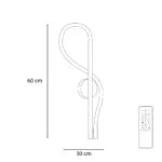 Applique Murale Loopea - Luminaire LED Courbé au Design Contemporain