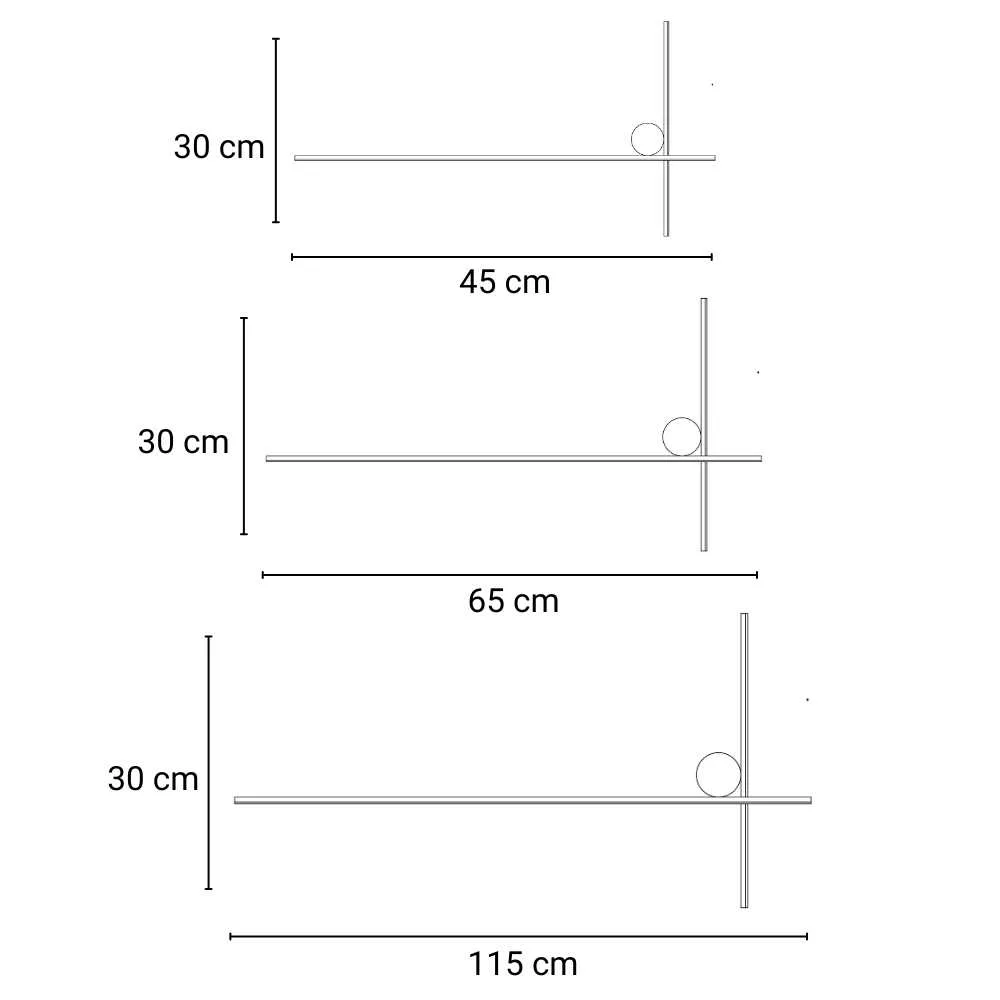 Applique Murale Prism - Éclairage LED Minimaliste avec Finition Chromée