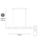 Suspension Design Skum - Luminaire Moderne LED pour Cuisine ou Salle à Manger