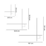 Applique Murale Takia - Luminaire LED Minimaliste en brass