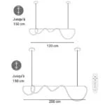 Suspension LED Valkyri - Luminaire LED Design Élégant pour Intérieur Moderne