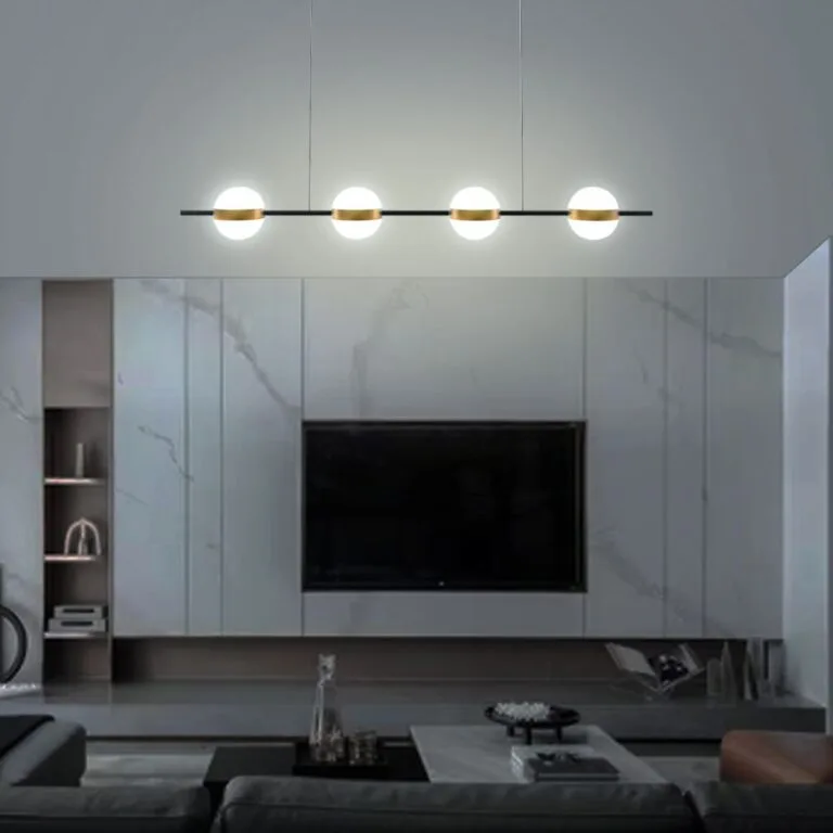 Suspension luminaire pour une chambre naturelle