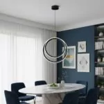 Suspension LED Oriana - Luminaire LED en forme arrondie