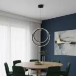 Suspension LED Oriana - Luminaire LED en forme arrondie