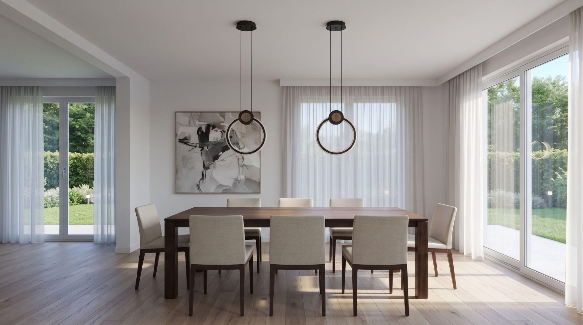 Suspension LED Vintera – Luminaire LED Design en bois et métal