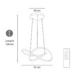 Suspension Ilda - Luminaire LED Design Géométrique pour Salon, Salle à Manger ou Bureau