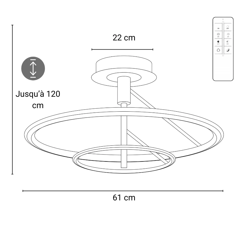 Suspension Nordlys - Lampe Design LED pour Salon ou Bureau
