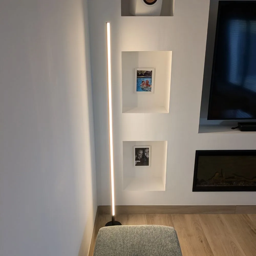 Lampadaire Halo Dimmable - Éclairage LED - Minimaliste pour Salon ou Bureau