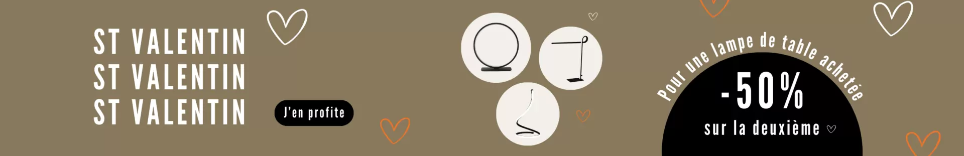 Inoleds St Valentin Bannière (coeur)