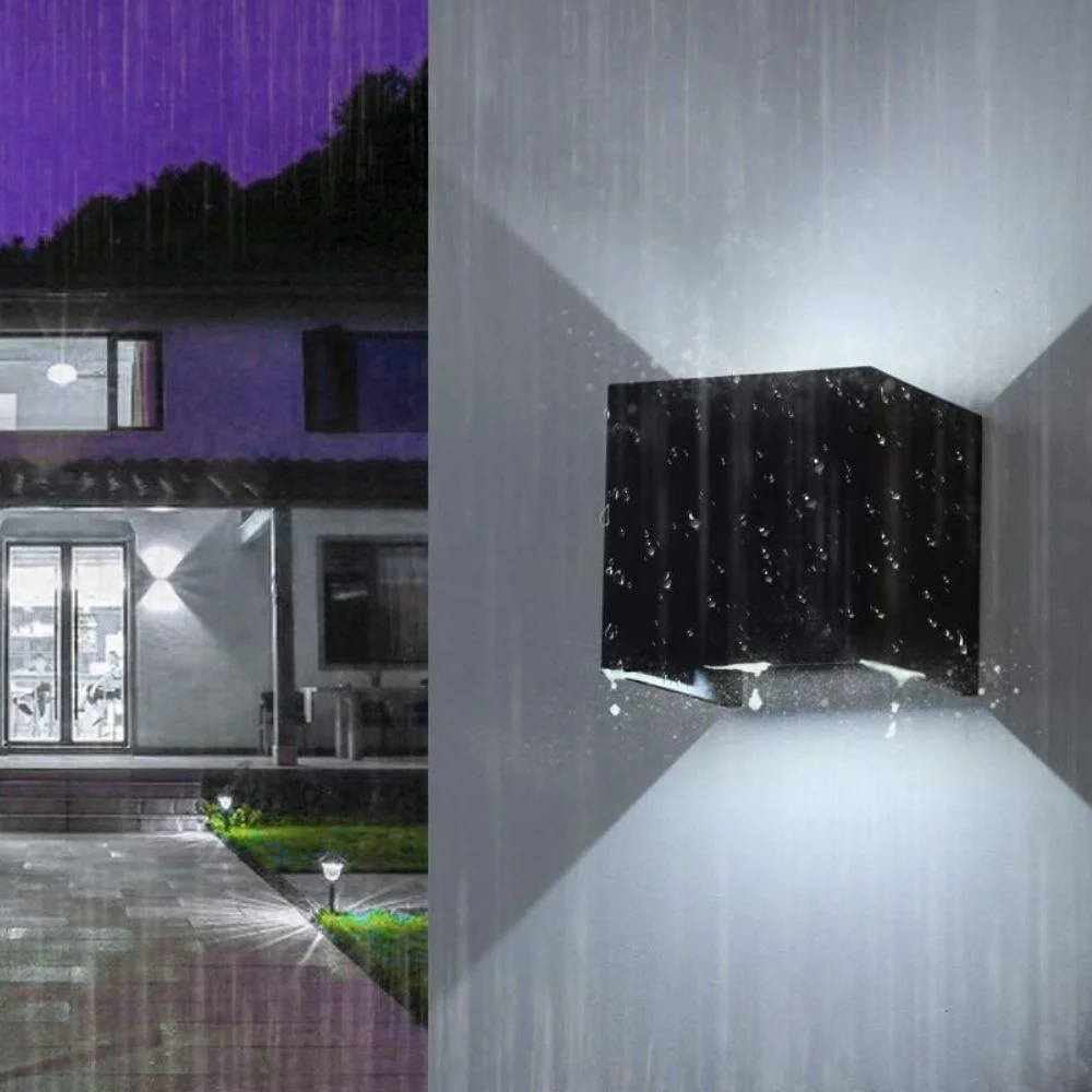 Applique Murale Cube - Design pour Intérieur et Extérieur