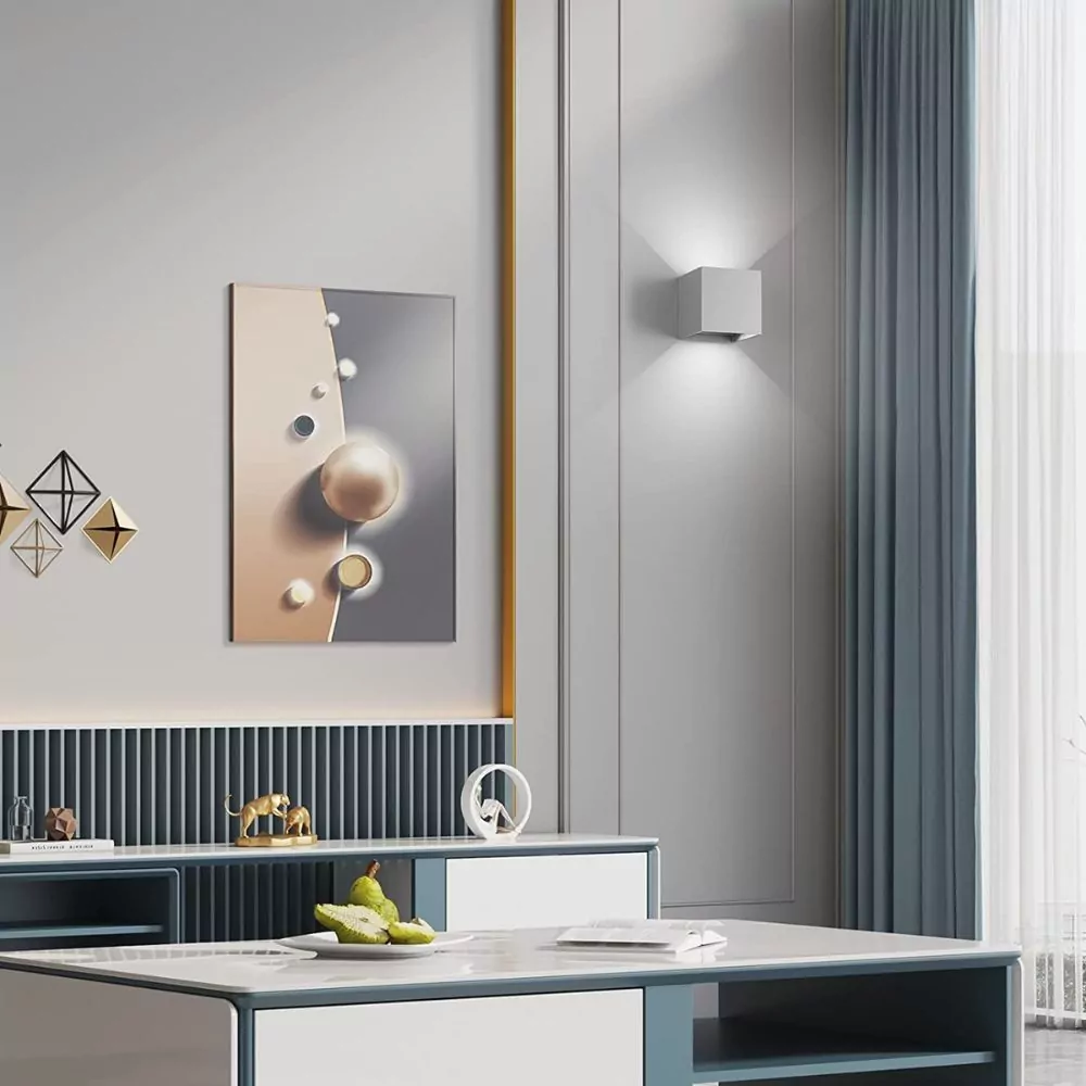 Applique Murale Cube - Design pour Intérieur et Extérieur